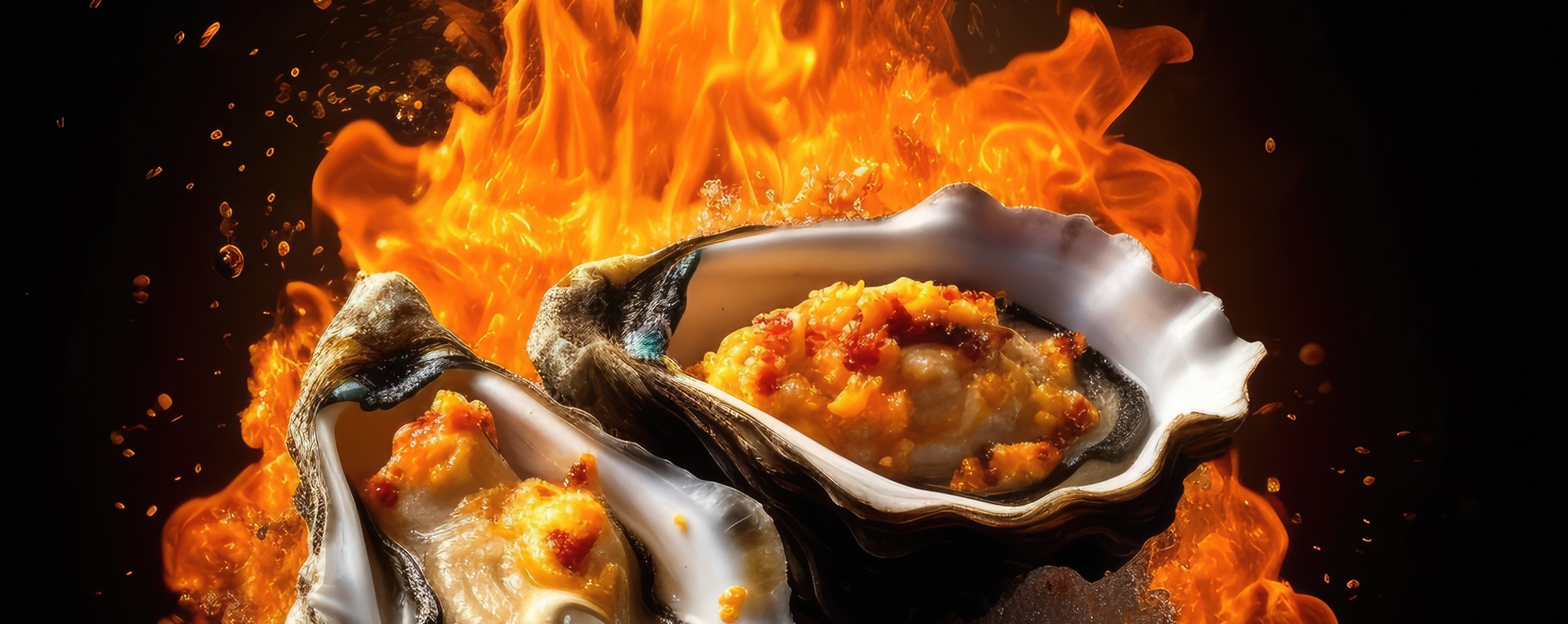 蠔火爆品牌策劃VI設(shè)計，燒烤logo設(shè)計